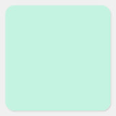 Aero Blue Vierkante Sticker (Voorkant)