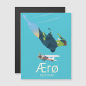 AErø, Denemarken Kaart (Voorkant / Achterkant)