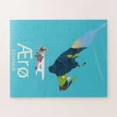 Ærø, Denemarken Reisposter kaart Legpuzzel (Horizontaal)