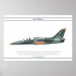 Aero L-39 Oezbekistan Poster