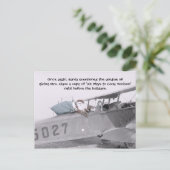 Aero Santa! -Briefkaart Feestdagenkaart (Staand voorkant)