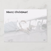 Aero Santa! -Briefkaart Feestdagenkaart (Achterkant)