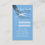 Aero Solid Hair Stylist Afspraak Afsprakenkaartje (Achterkant)