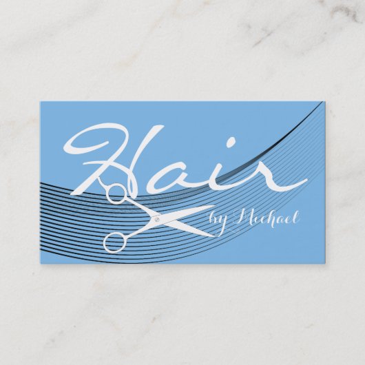 Aero Solid Hair Stylist Afspraak Afsprakenkaartje (Voorkant)