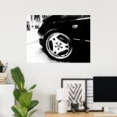 Aero-wiel — Saab 9-5 Poster (Thuiskantoor)