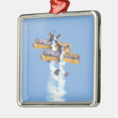 Aerobatische vleugelvliegtuigen metalen ornament (Links)
