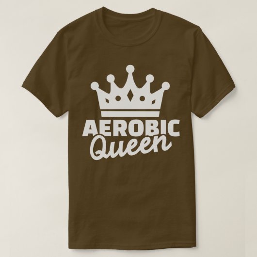 Aerobe koningin t-shirt (Design voorkant)