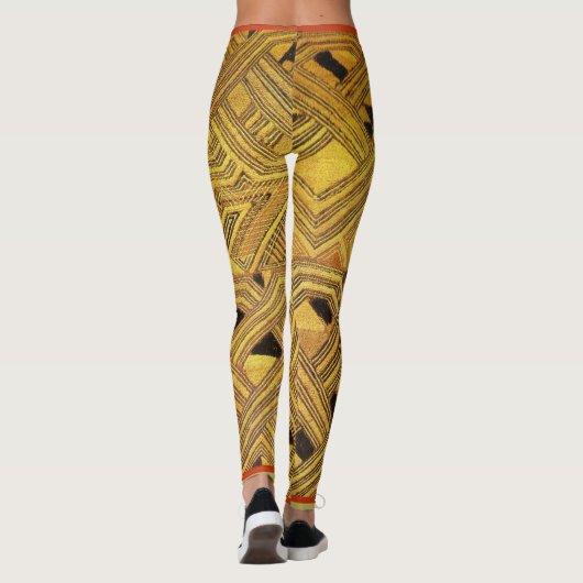 Aerobe Leggings van de Afrikaanse Kuba (Achterkant)