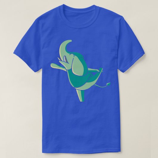 Aerobe olifant t-shirt (Design voorkant)