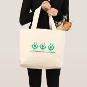 Aërobe wateren grote tote bag (Voorkant (product))