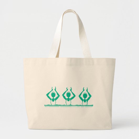 Aërobe wateren grote tote bag (Voorkant)