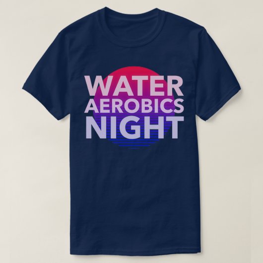 Aërobe waternacht t-shirt (Design voorkant)