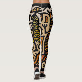 Aerobic instructeur workout leggings (Achterkant)