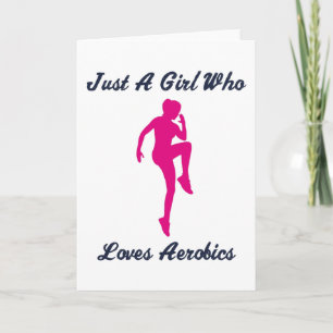 Aerobics Girl Gezegde Gymnastiek Gift Kaart