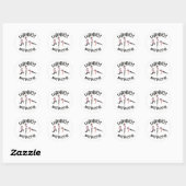 Aerobics Instrucor Ronde Sticker (Vel)