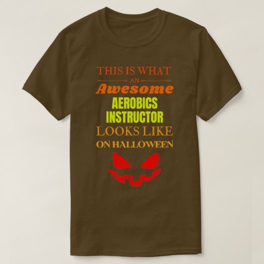 Aerobics instructeur 5 t-shirt (Design voorkant)