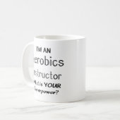 aerobics instructeur koffiemok (Voorkant links)
