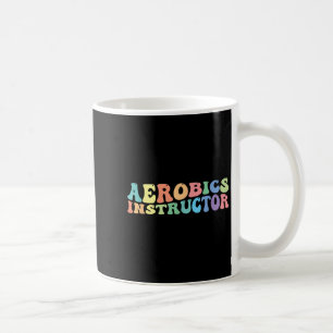 Aerobics instructeur oefening fitness koffiemok