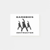Aerobics Instructor Post-it® Notes (Voorkant)
