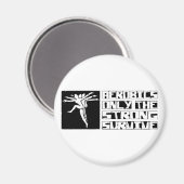 Aerobics overleven magneet (Voorkant / Achterkant)