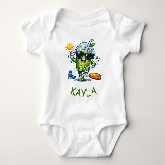 Aerobics Smoothie Romper (Voorkant)