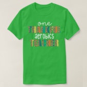 Aerobics Teacher T-shirt (Design voorkant)