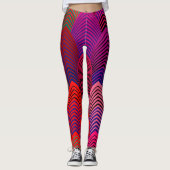 Aerobische inspanningstitels leggings (Voorkant)