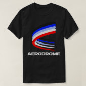 Aerodrome witte letters t-shirt (Design voorkant)