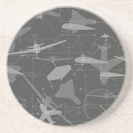 Aerodynamica Zandsteen Onderzetter (Voorkant)