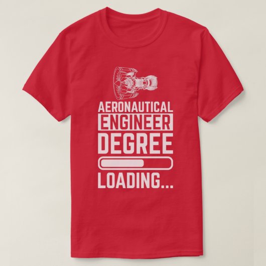 Aërodynamische ingenieursinrichting t-shirt (Design voorkant)
