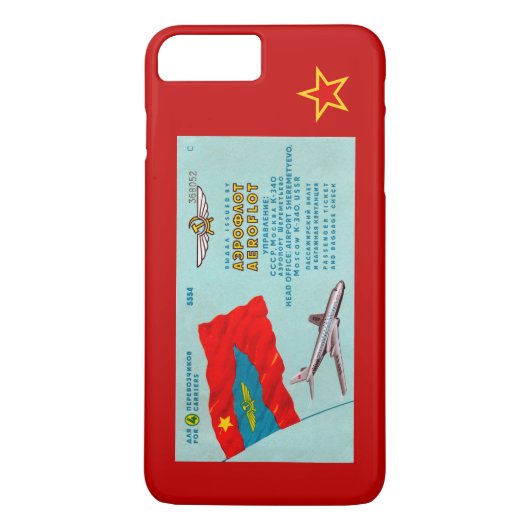Aeroflot Passenger Ticket Case-Mate iPhone Case (Achterkant)