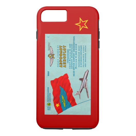 Aeroflot Passenger Ticket Case-Mate iPhone Case (Achterkant)