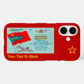 Aeroflot Passenger Ticket Case-Mate iPhone Case (Achterkant (horizontaal))
