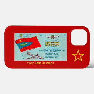 Aeroflot Passenger Ticket Hoesje-Mate iPhone Case