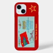 Aeroflot Passenger Ticket Hoesje-Mate iPhone Case (Achterkant)