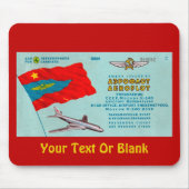 Aeroflot Passenger Ticket Muismat (Voorkant)