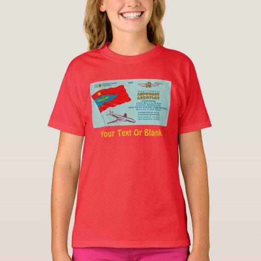 Aeroflot Passenger Ticket T-shirt (Voorkant)