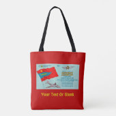 Aeroflot Passenger Ticket Tote Bag (Achterkant)