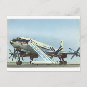 Aeroflot Tu 114 AIRLINER Briefkaart
