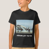 Aeroflot Tu 114 AIRLINER T-shirt (Voorkant)