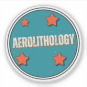 Aerolithologie Sticker (Voorkant)