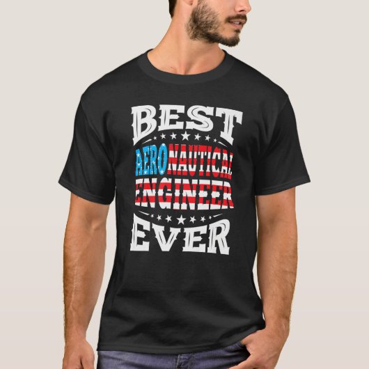 Aeronautical Engineer 4e juli Verenigde Staten Ame T-shirt (Voorkant)