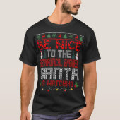 Aeronautical Engineer Christmas Santa Claus Gift  T-shirt (Voorkant)