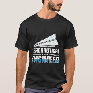 Aeronautical Engineer Papier Vliegtuig Gift T-shirt