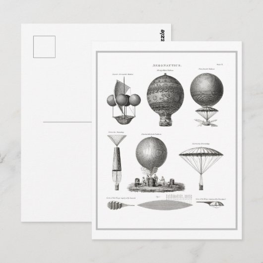  Aeronautics Vliegmachines Briefkaart (Voorkant / Achterkant)