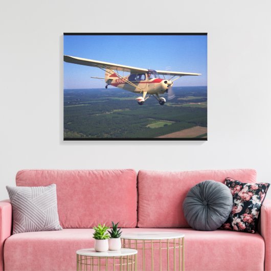 Aeronca, 7AC Champ, 1947_Classic Aviation Canvas Afdruk (Insitu (Woonkamer))