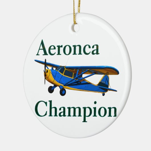 Aeronca Champion Keramisch Ornament (Links)
