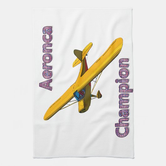 Aeronca Champion Theedoek (Verticaal)