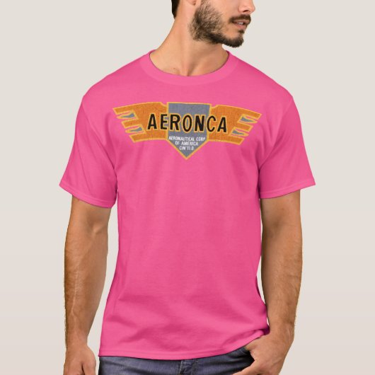 Aeronca Vliegtuig USA T-shirt (Voorkant)