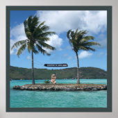 Aeroport de Bora Bora Poster (Voorkant)